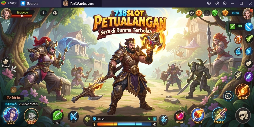 Screenshot menampilkan aksi seru dalam game Open World.