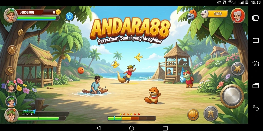 Tampilan gameplay seru dan menghibur di ANDARA88.