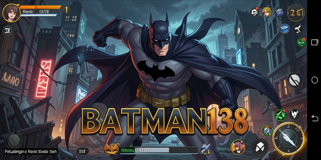 Tampilan gameplay dari <strong>BATMAN138</strong> yang menyoroti karakter dan aksi seru.