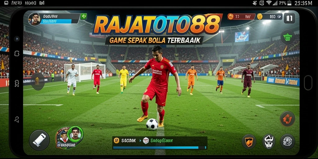 Gameplay menarik di RAJATOTO88 dengan aksi sepak bola yang mendebarkan.